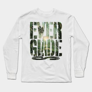 Everglades Camouflage Florida Sunset Long Sleeve T-Shirt